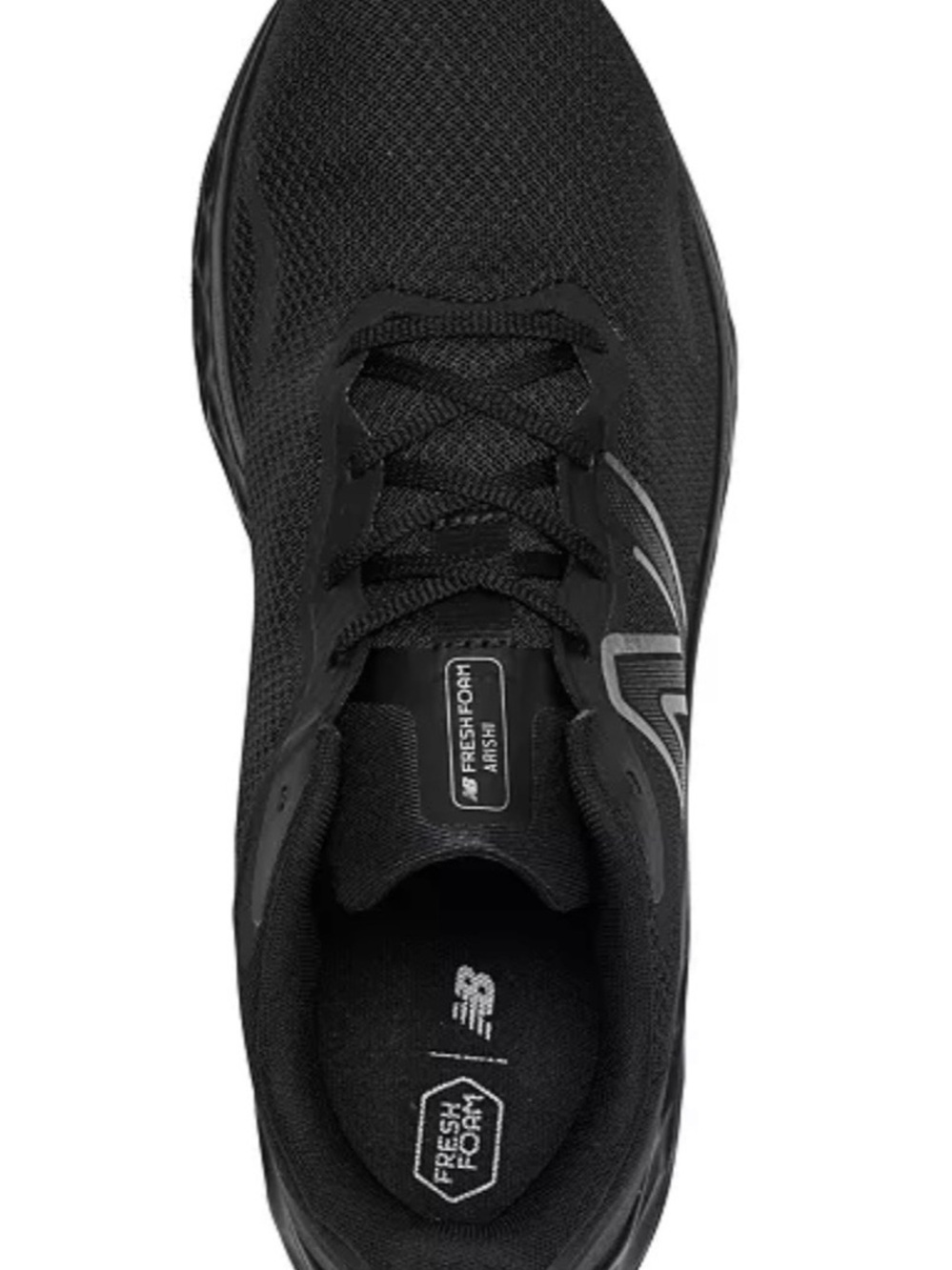 NEW BALANCE ARISHI V4 Fresh Foam Black Metallic Mens Running Slip Resistant NWT - Picture 4 of 10